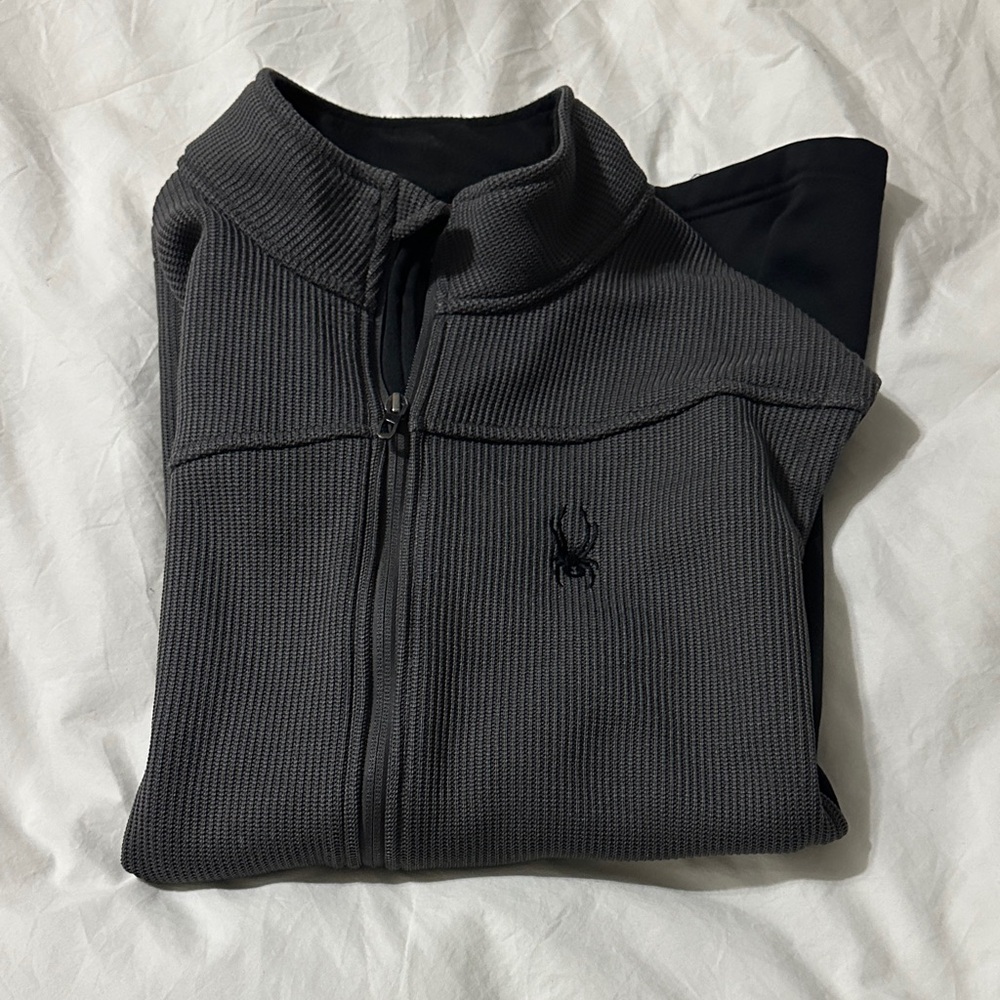 Spyder Men's Charcoal and Black Vest XXL - Picture 3 of 3